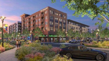 exterior neighborhood view Wellory Living - Luxury apartments for rent in Huntsville, AL